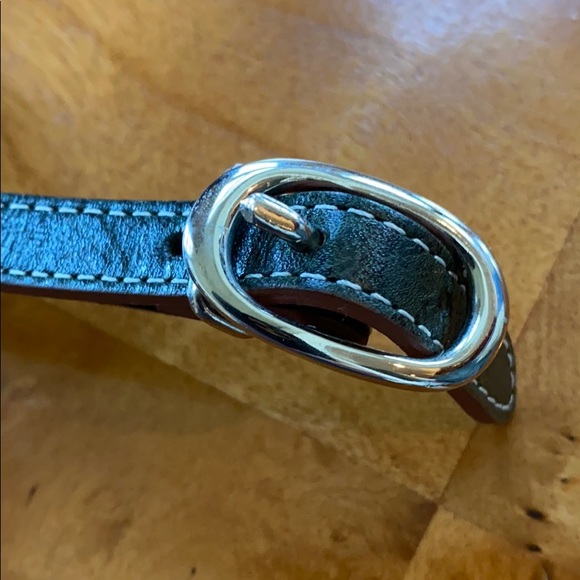 COLE HAAN genuine leather luggage tag - Picture 6 of 7